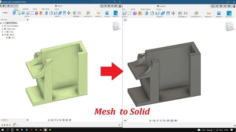 how to convert stl to solid in fusion 360|How to Convert an STL to Solid in Autodesk Fusion 360.